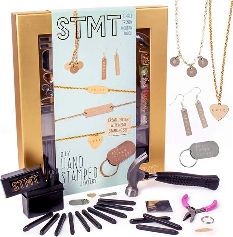 metal stamped jewelry boxes|Amazon.com: Metal Stamping Jewelry Kit.